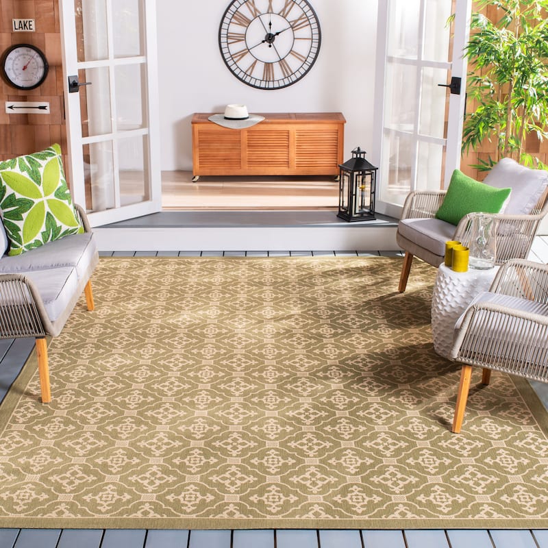 SAFAVIEH Courtyard Sonja Indoor/ Outdoor Waterproof Patio Backyard Rug