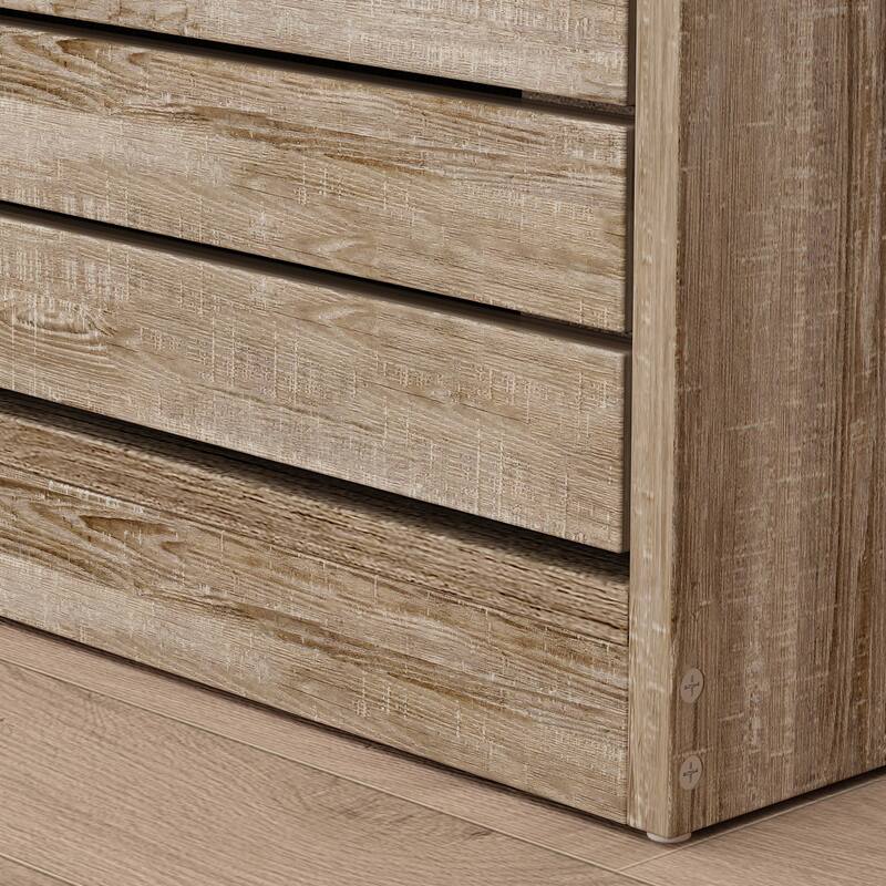 22.4"W Two Drawers Shoe Cabinet,Fold-out Drawer Shoe Organizer