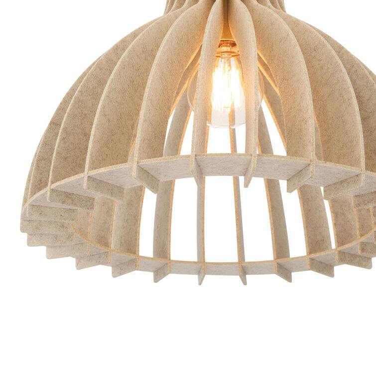 Acroma 1 - Light Kitchen Island Pendant with Felt lampshade - 1-light