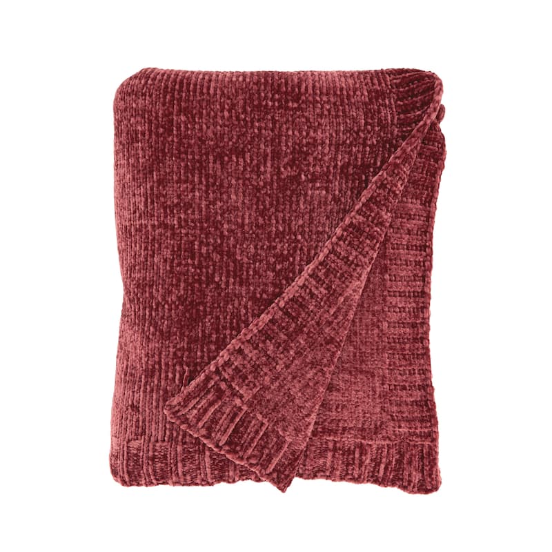 Warmth of Chenille Knit Throw