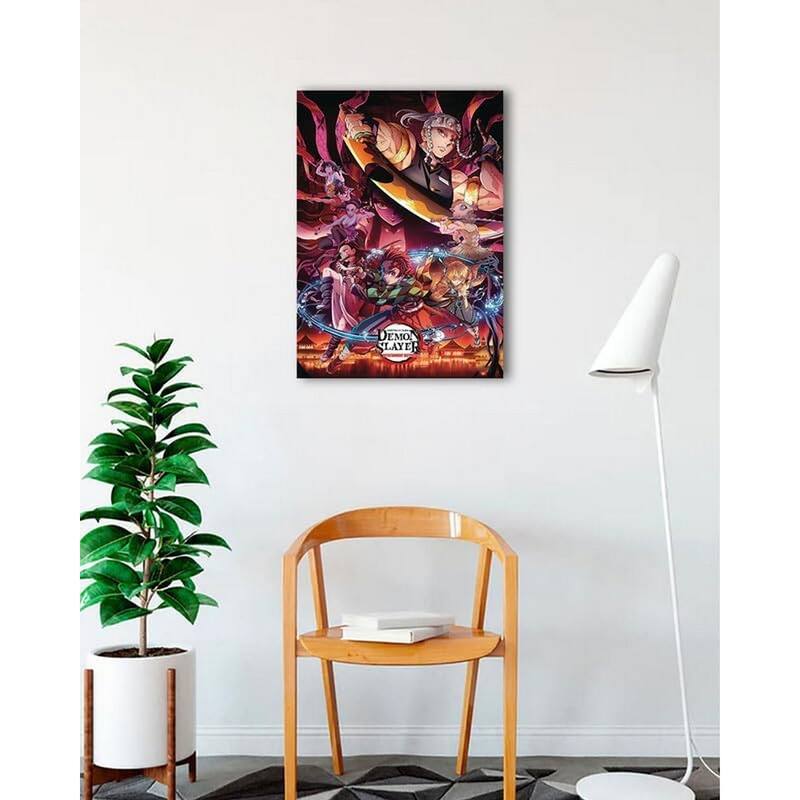 Demon Slayer Entertainment District Art Poster - 24 x 36 Inch