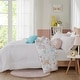 preview thumbnail 12 of 21, Intelligent Design Kids Kinsley Blush Woodland Animals Cotton Reversible Comforter Set