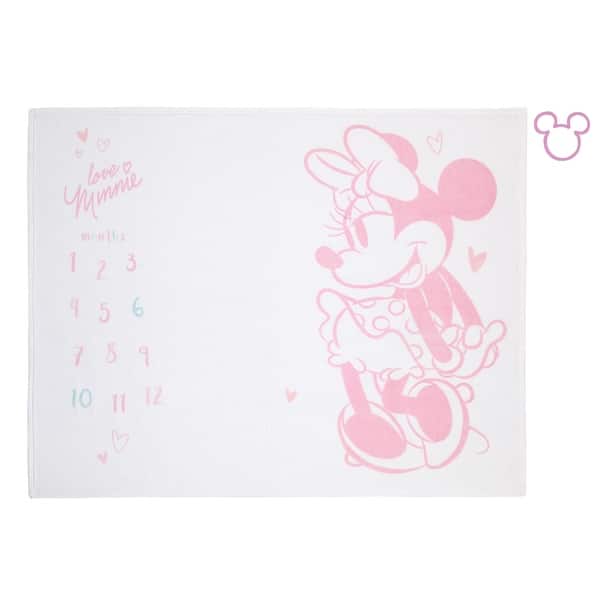 slide 2 of 5, Disney Minnie Mouse Milestone Baby Blanket