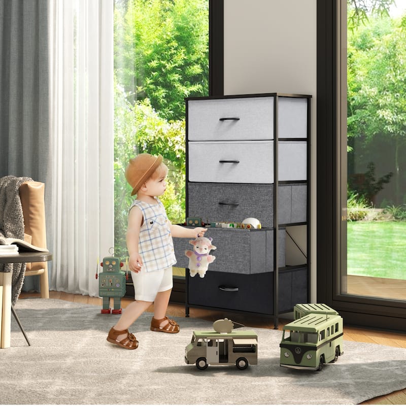 VredHom Vertical 5 Drawers Storage Tower