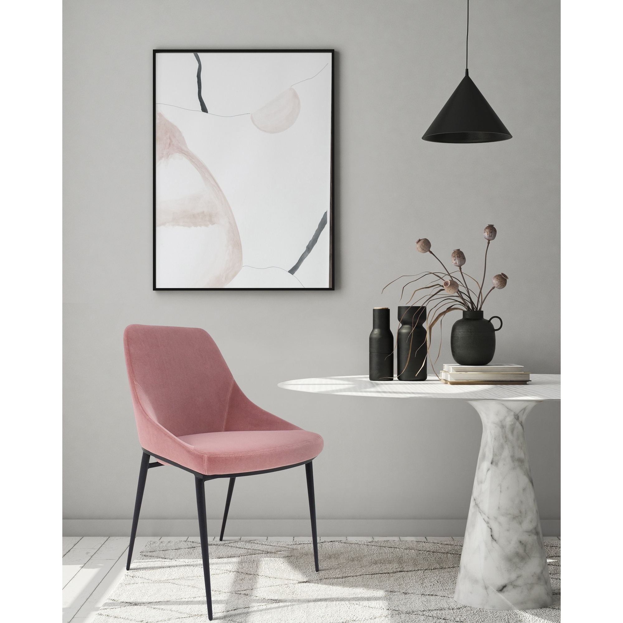 Velvet elodie new arrivals dining chair