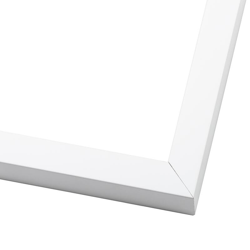 13x13 Shadow Box Frame White Wood | With a 3/4" Usable Display Depth | Includes a Royal Blue Real Suede Texture Acid-Free