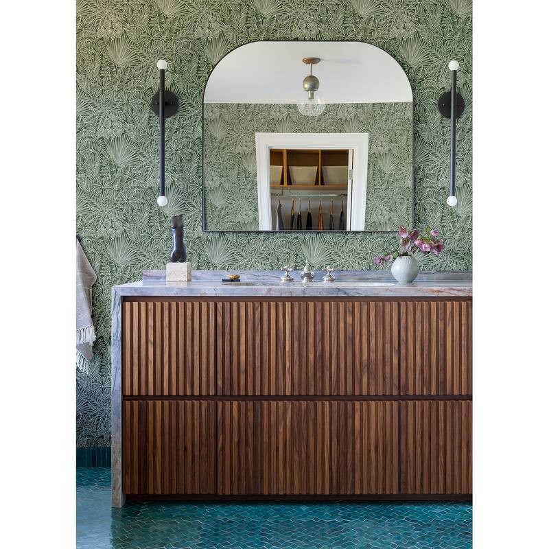 A-Street Prints Vita Green Botanical Wallpaper