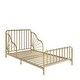 preview thumbnail 18 of 21, Little Seeds Quinn Whimsical Metal Toddler Bed Gold