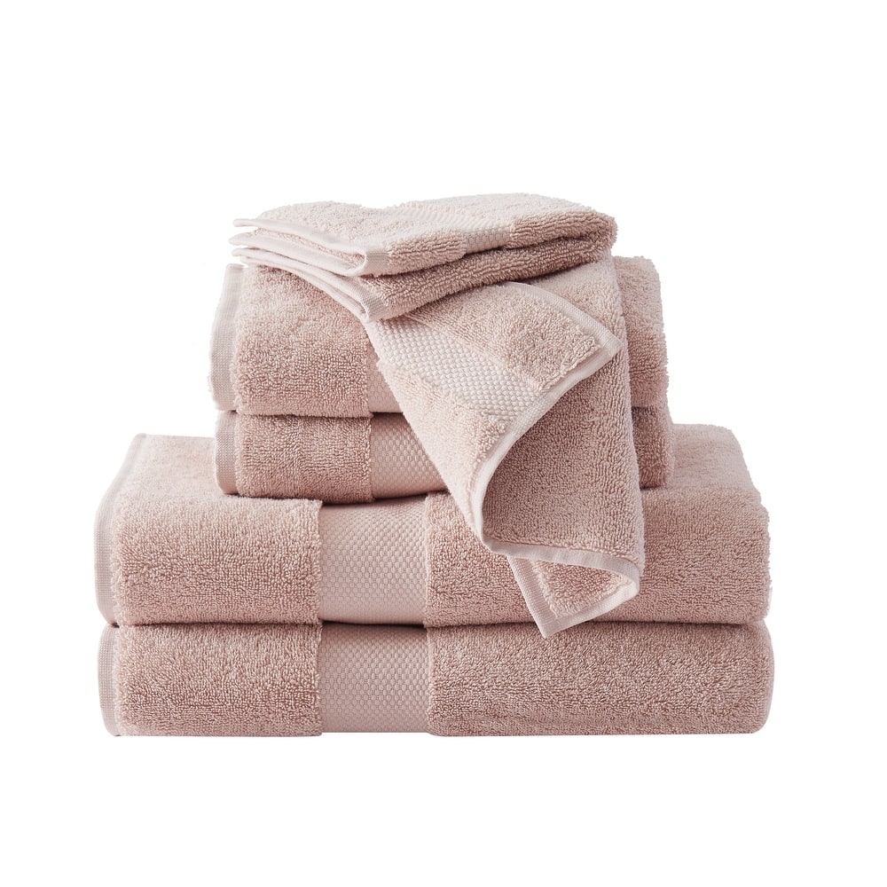 Brooklyn Loom Solid Turkish Cotton 6 Piece Towel Set
