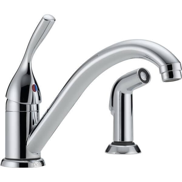 Shop Delta 175 Dst Classic Kitchen Faucet With Side Spray