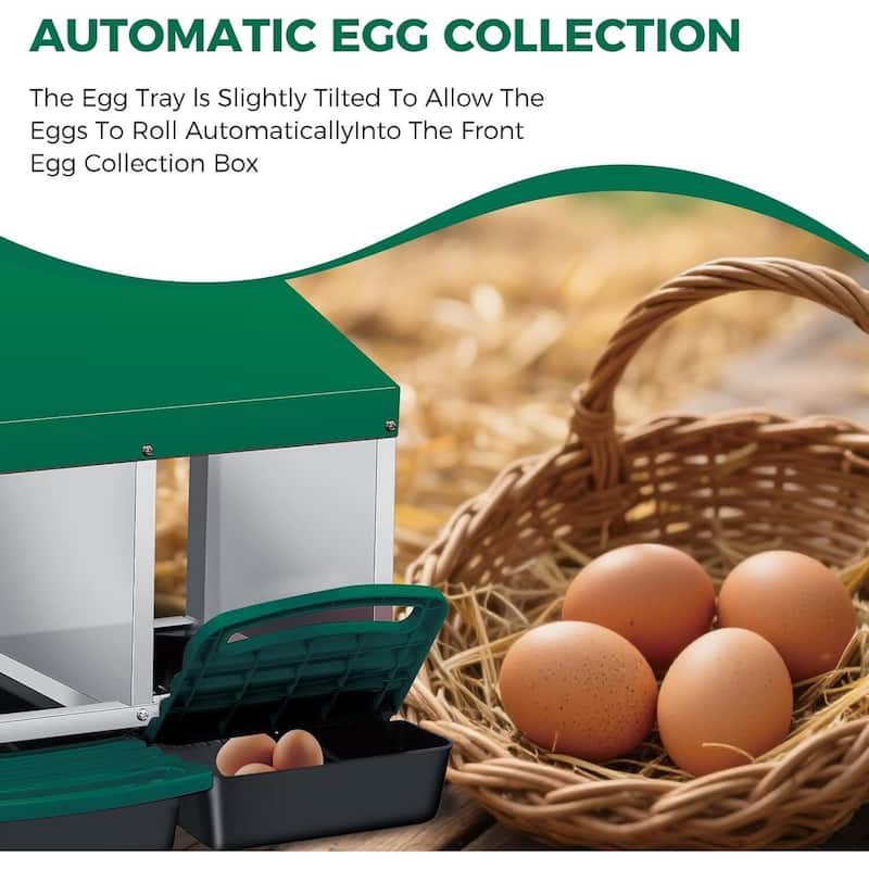 4 Holes Egg-Laying Boxes Nesting Boxes for Chickens Coops