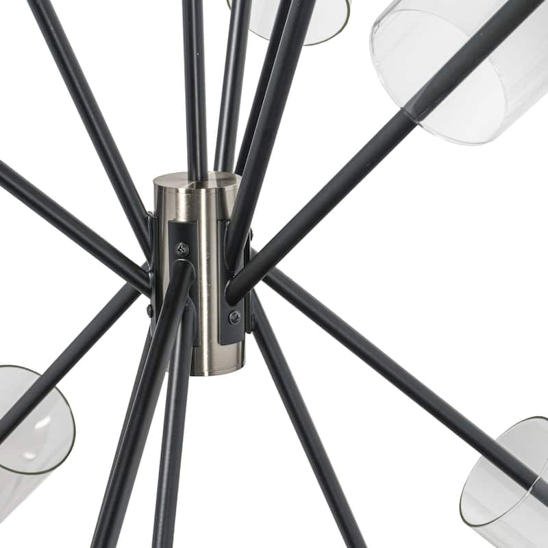 Everly 6 Light Chandelier Modern Sputnik Chandelier - 38 x 38 x 20