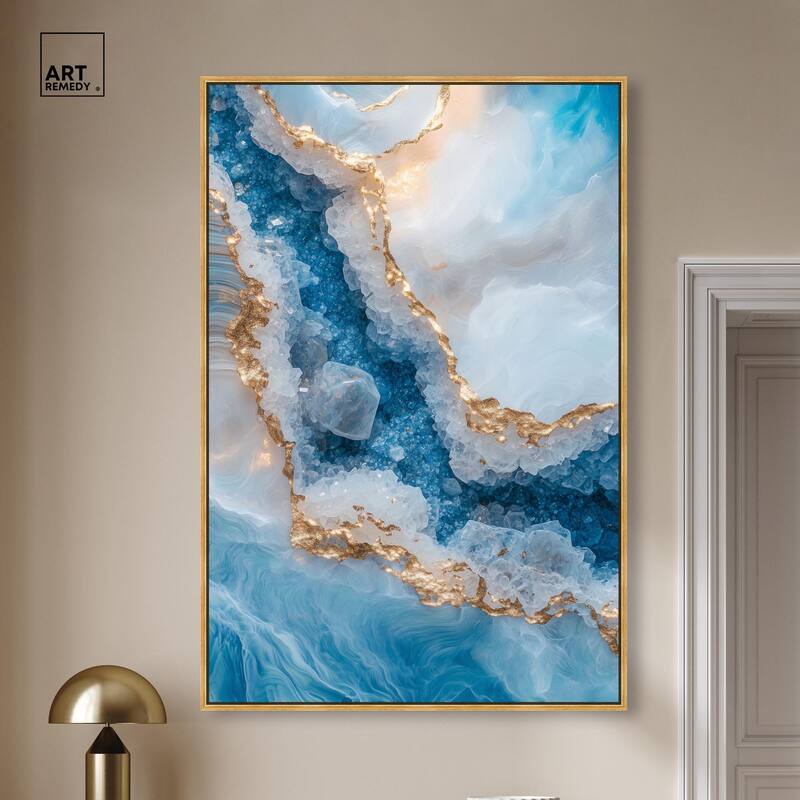 Molten Topaz I Canvas by Art Remedy
