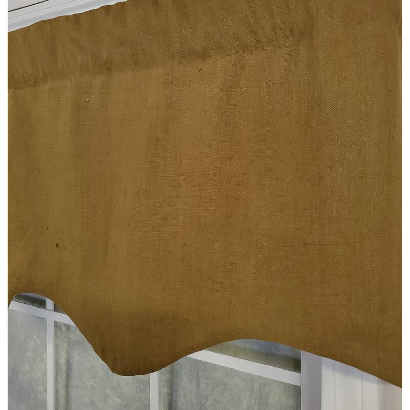 Linen Slub Regal Valance