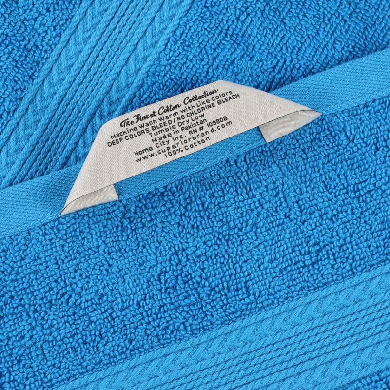 Eco-Friendly Sustainable Cotton 6-Piece Bathroom Towel Set