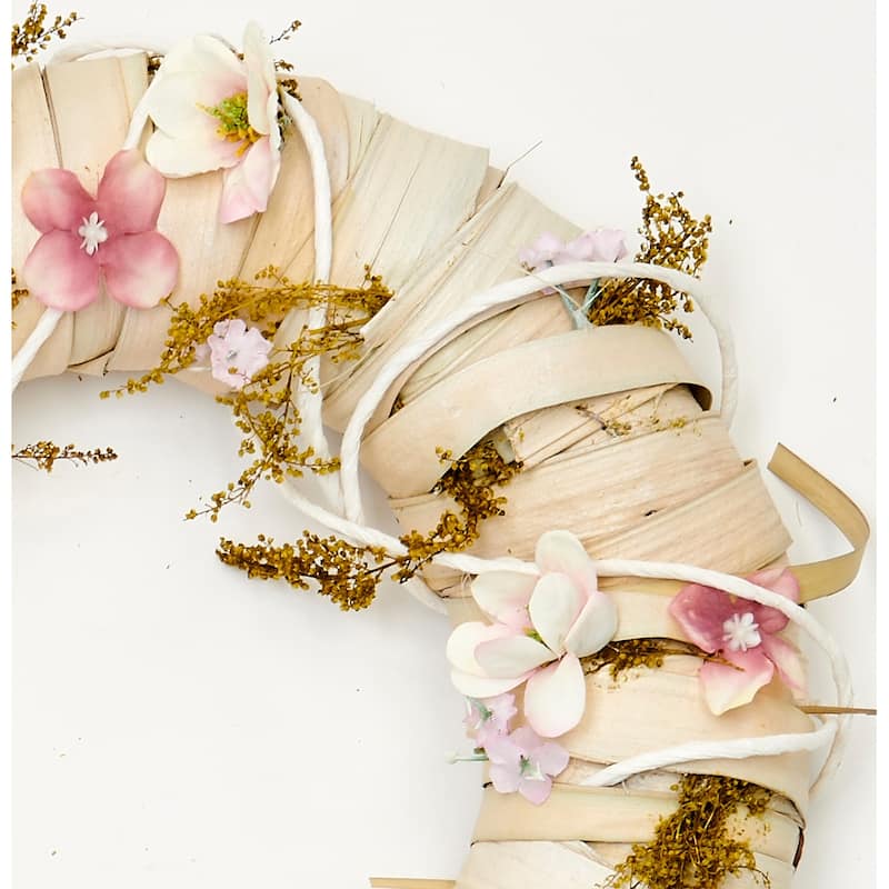 11" Dried Leaves and Spring Flowers Leaves - 11