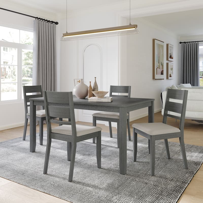 CraftPorch Elegant 5-piece Wooden Dining Set