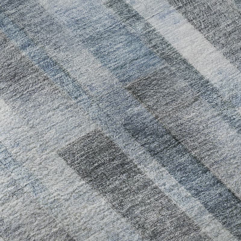 Premium Washable Super Soft Geo Stripe Mayfield Rug