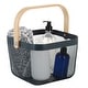 preview thumbnail 9 of 14, Simplify Mesh Tote with Bamboo Handle