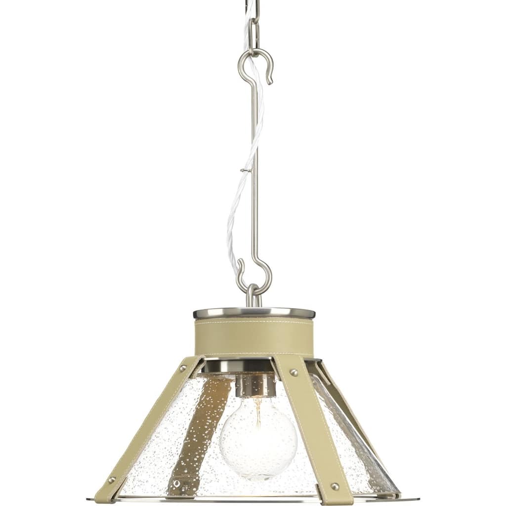 POINT DUME® Rockdance Collection Brushed Nickel Pendant - 15.75 in x 15.75 in x 10.125 in