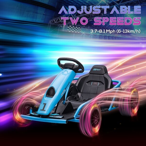 大きな取引 High-Speed 24V Go Kart for Children, Drifting Fun with Music スキー・スノーボードアクセサリー