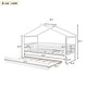 preview thumbnail 50 of 48, Twin Pine House Bed with Trundle & Headboards