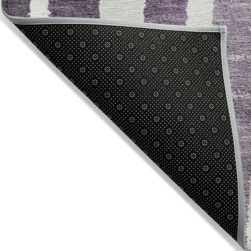 HomeRoots Striped Transitional Rectangle Outdoor Rug