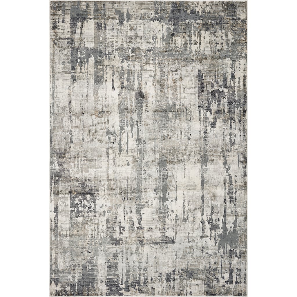 Carbon Loft Hartvien Distressed Splash Rug