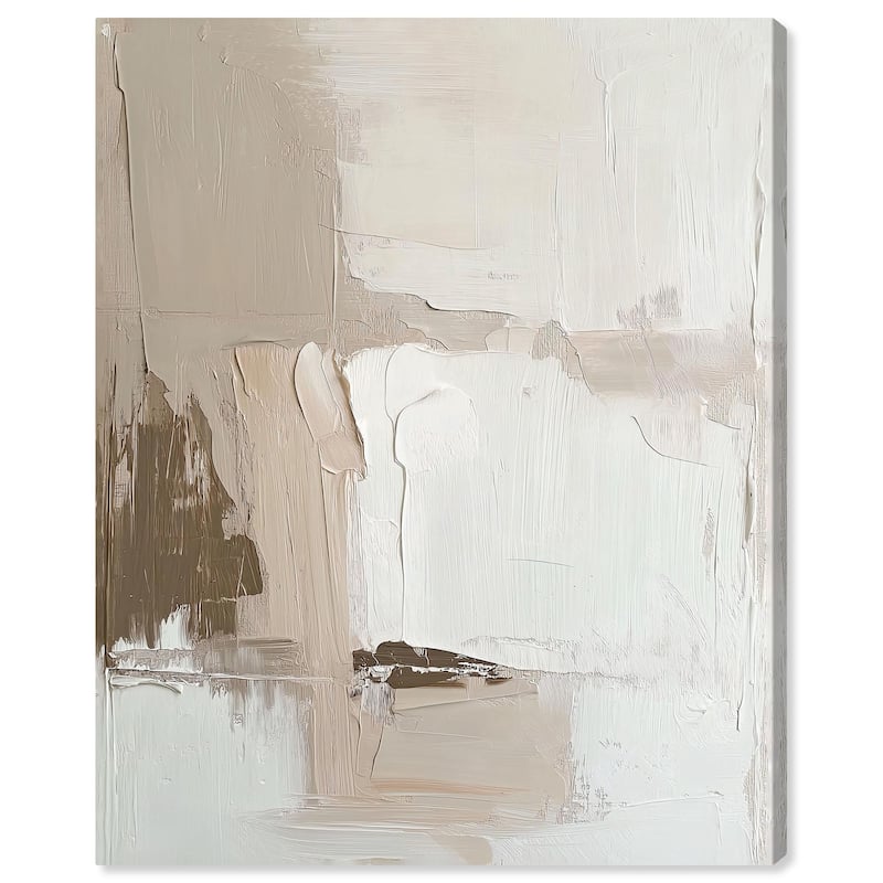 Pale Textured Silence I Canvas by Art Remedy, Gallery Wrapped - 16" x 20"