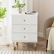 preview thumbnail 5 of 12, 3-Drawer Bedside Table Nightstand for Bedroom