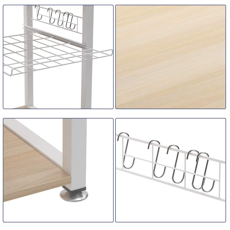 3-Tier Kitchen Baker Rack Utility Microwave Oven Stand 