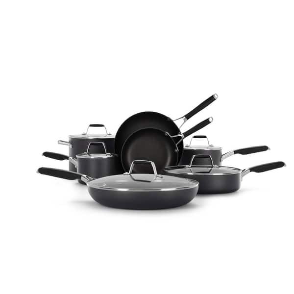 Select by Calphalon Hard Anodized Nonstick Cookware 12 Piece Pots and