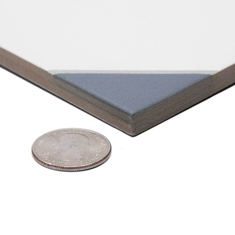 Merola Tile Canterbury Blue 12-7/8" x 12-7/8" Porcelain Floor and Wall Tile