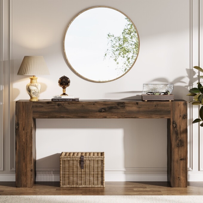 63-inch-Solid-Wood-Console-