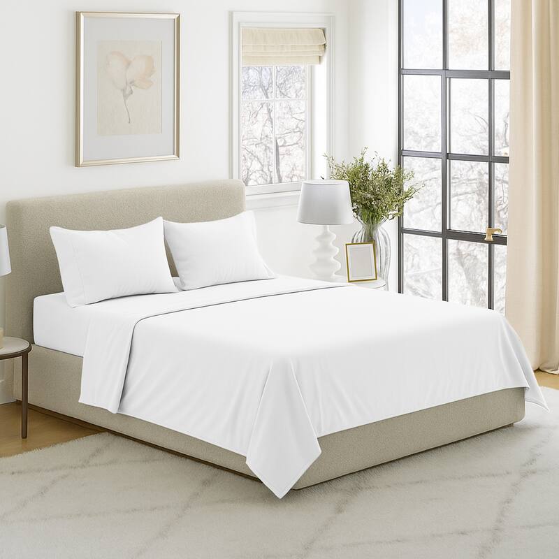 Wrinkle Resistant Brushed Microfiber Sheet Set by Windsor Home