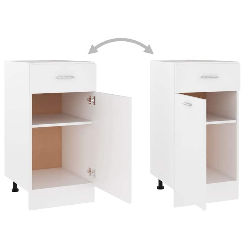 vidaXL Kitchen Cabinet Storage Cupboard Under Sink Organizer Engineered Wood