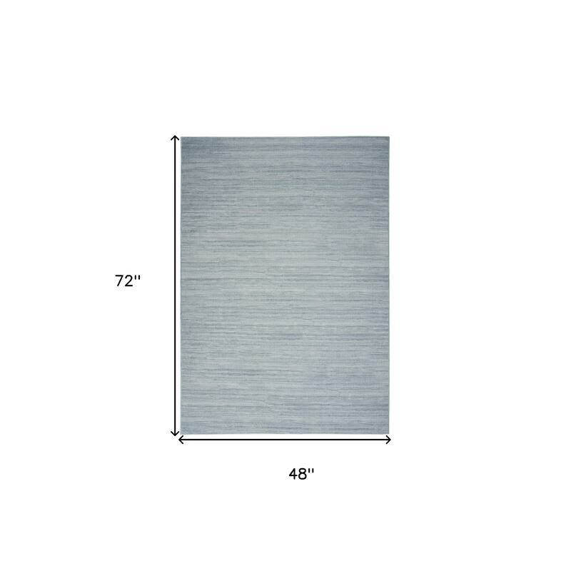 Gexa Power Loomed Abstract Modern Low Pile Area Rug By HomeRoots - 72' X '48' X '0.25