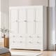 Option White - 4 Doors with 4 Drawers