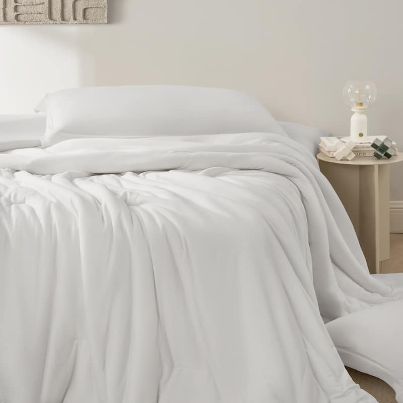 Butta Bottom - Coma Inducer® Oversized Comforter Set - White Alyssum