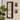 Pontus Modern Wall-Mountable Wood Jewelry Armoire with Mirror