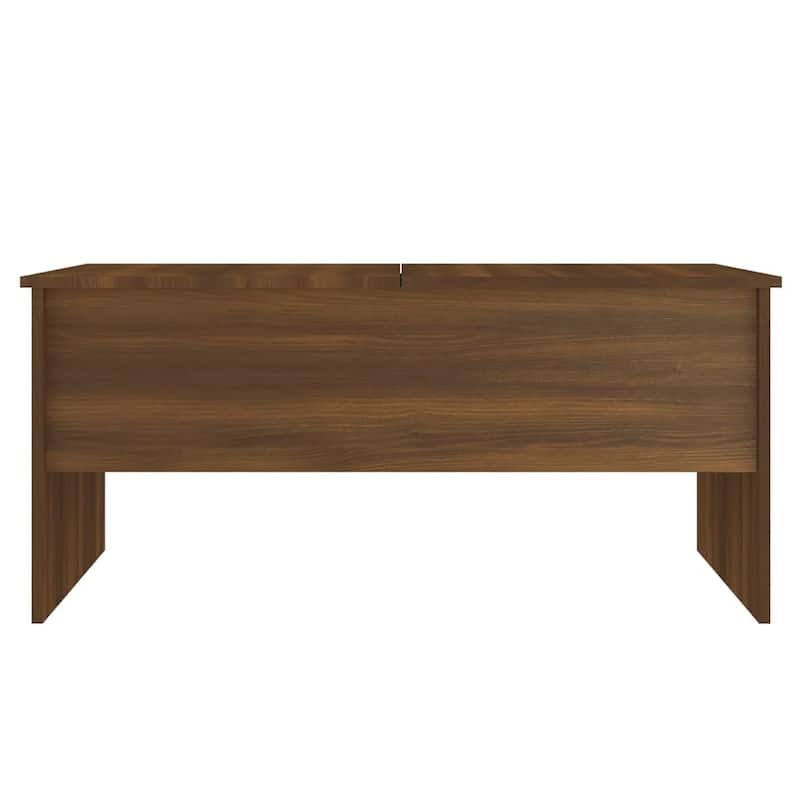 vidaXL Coffee Table Lift Top End Table Accent Side Sofa Table Engineered Wood - 40.2" x 19.9" x 18.3"