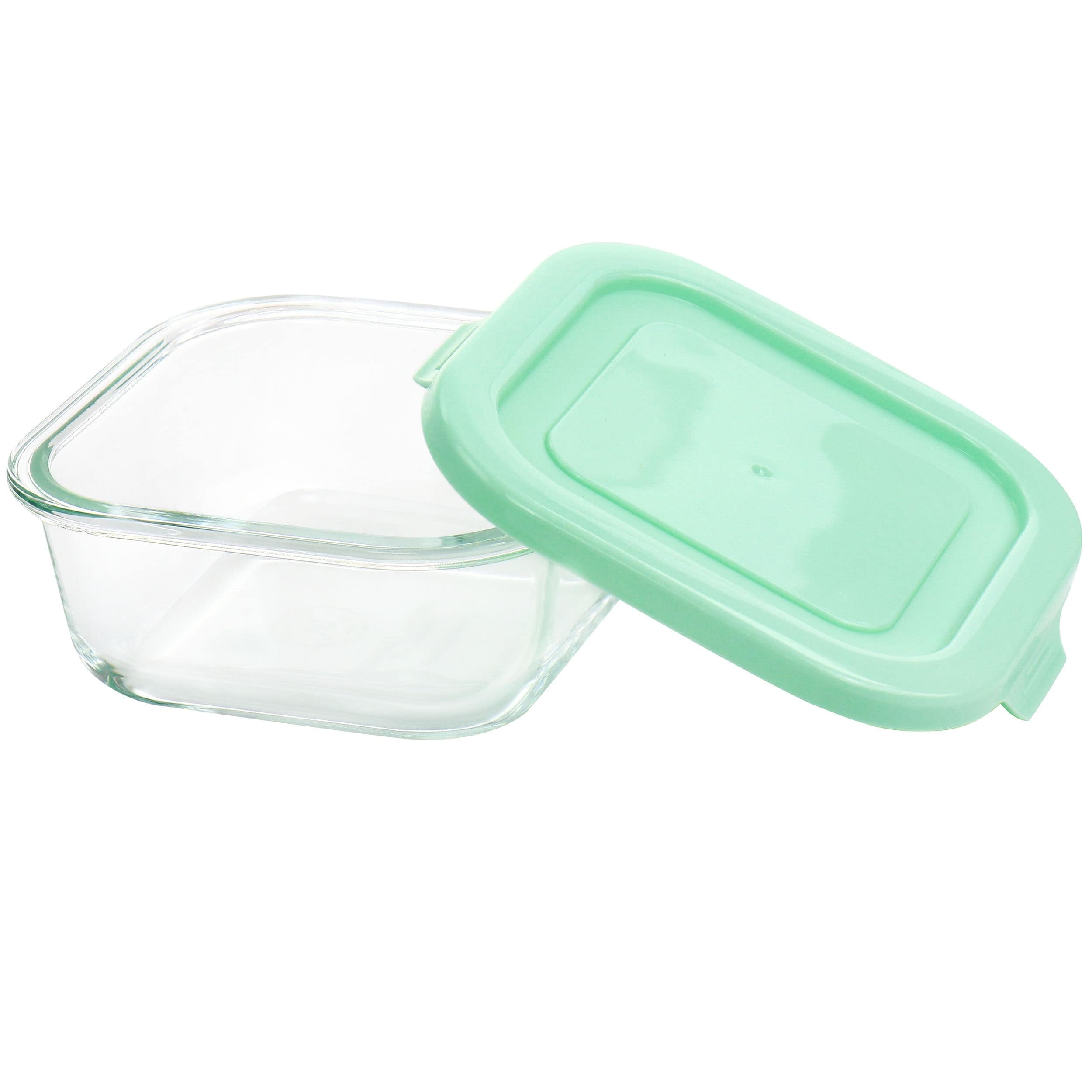 6pc (Set of 3) Glass Food Storage Container Set Clear - Figmint™