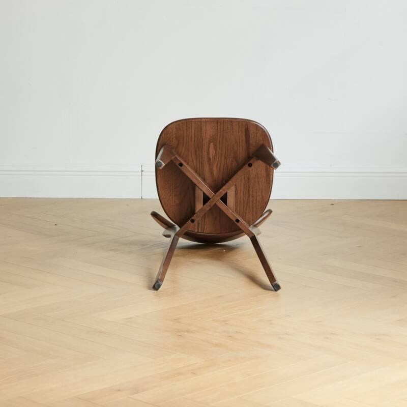 Dining chair wooden FAS grade oak natural wood made in North America