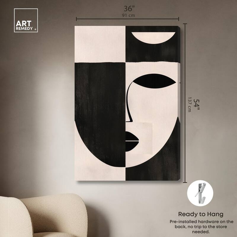 Divided Self II Canvas by Art Remedy, Gallery Wrapped