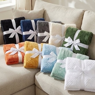 Superior Alaska Quilted Diamond Plush Fleece Blanket For Couch or Bed