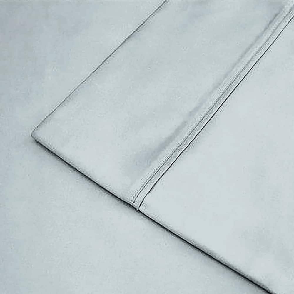 Authentic Hotel and Spa 100% Cotton 400 TC Solid Sateen Sheet Set