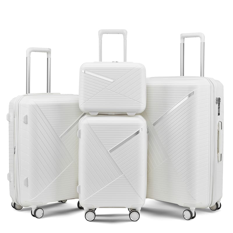 Luggage Sets 4 Piece(14/20/24/28) - White