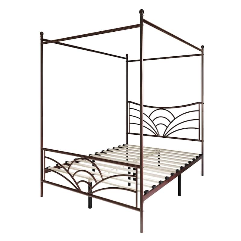 Clayfell Denver Metal Canopy Bed