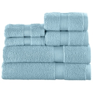 Zero Twist Bath Towel Set - Set of 6 - 11.500 x 9.000 x 4.000 - Bed ...