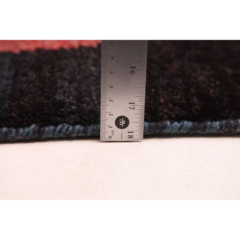 ECARPETGALLERY Hand-knotted Peshawar Ziegler Black, Blue Wool Rug - 4'10 x 6'11